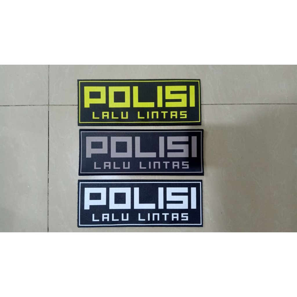 Patch Punggung POLANTAS • Laser Patch