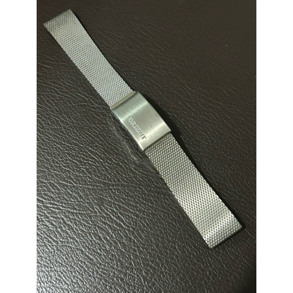 tali rantai jam logo orient stainless 18 mm