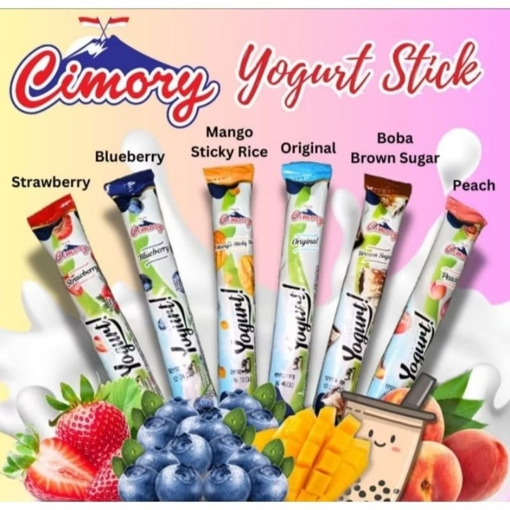 

Cimory Yoghurt stick 40g rendah gula