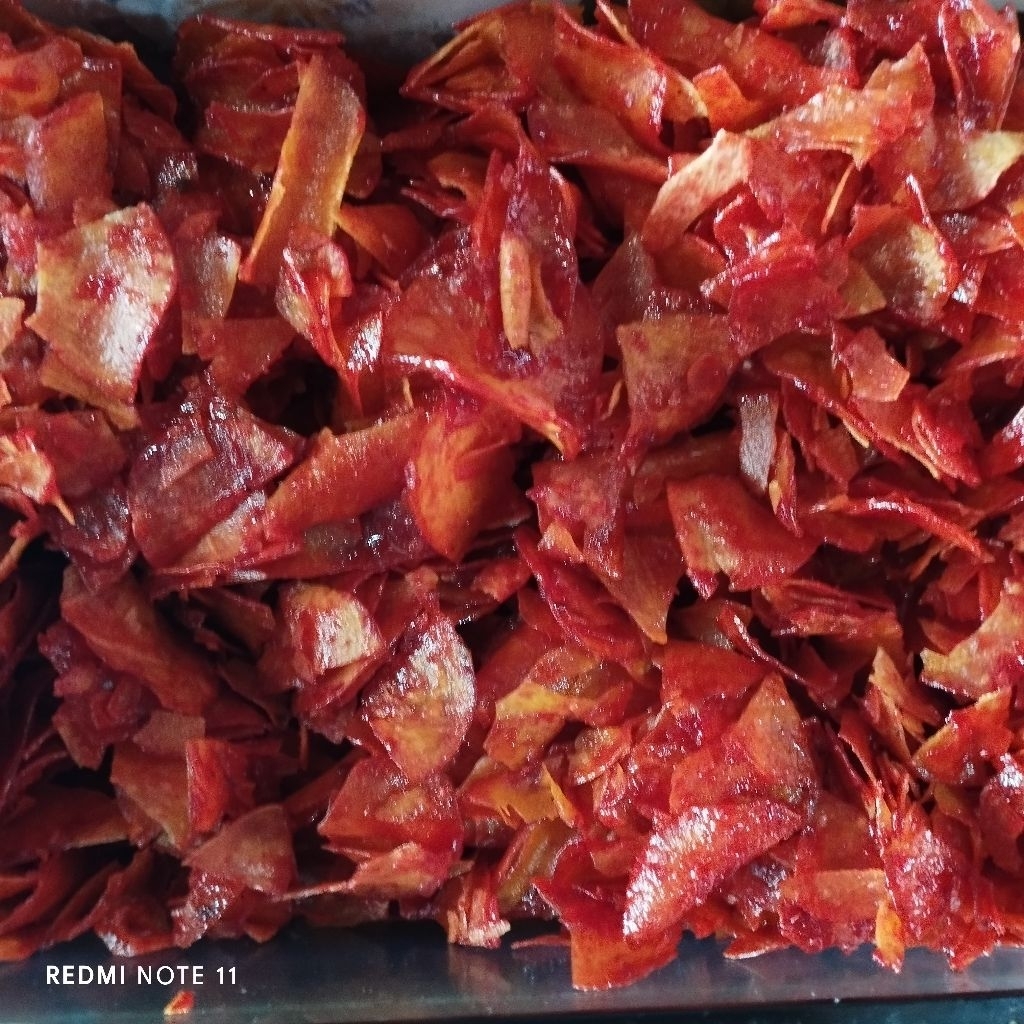 

Singkong pedas manis bumbu Balado