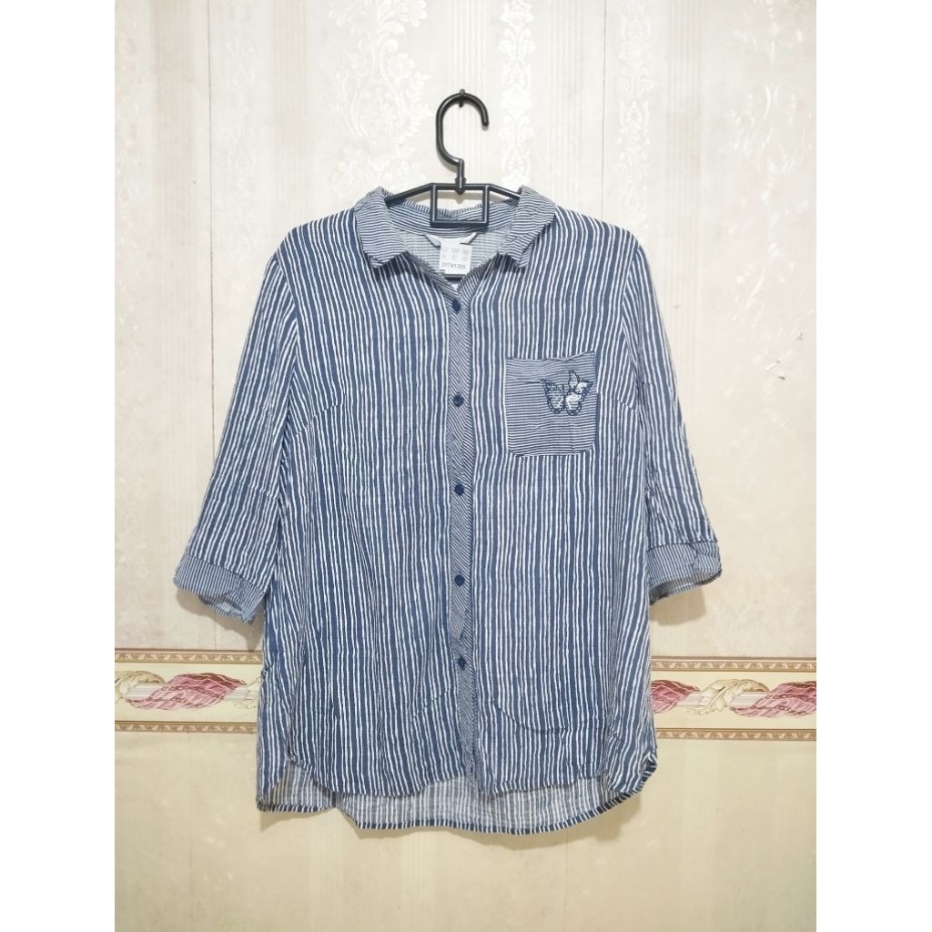 Kemeja Katun Premium Wanita Merk Crocodile Ladies KONDISI BARU (BACA DESKRIPSI)