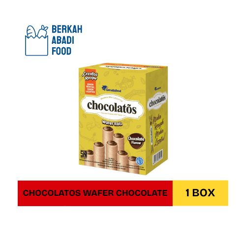 

Chocolatos Wafer Sticks Cokelat 8 Gram x 24 Pcs