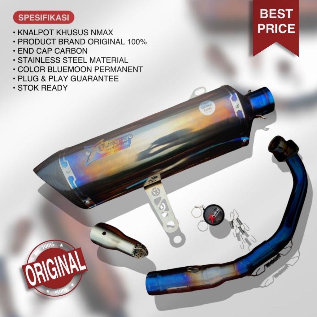 Xfuera knalpot racing yamaha xmax250 xmax300 xmax 250 xmax 300