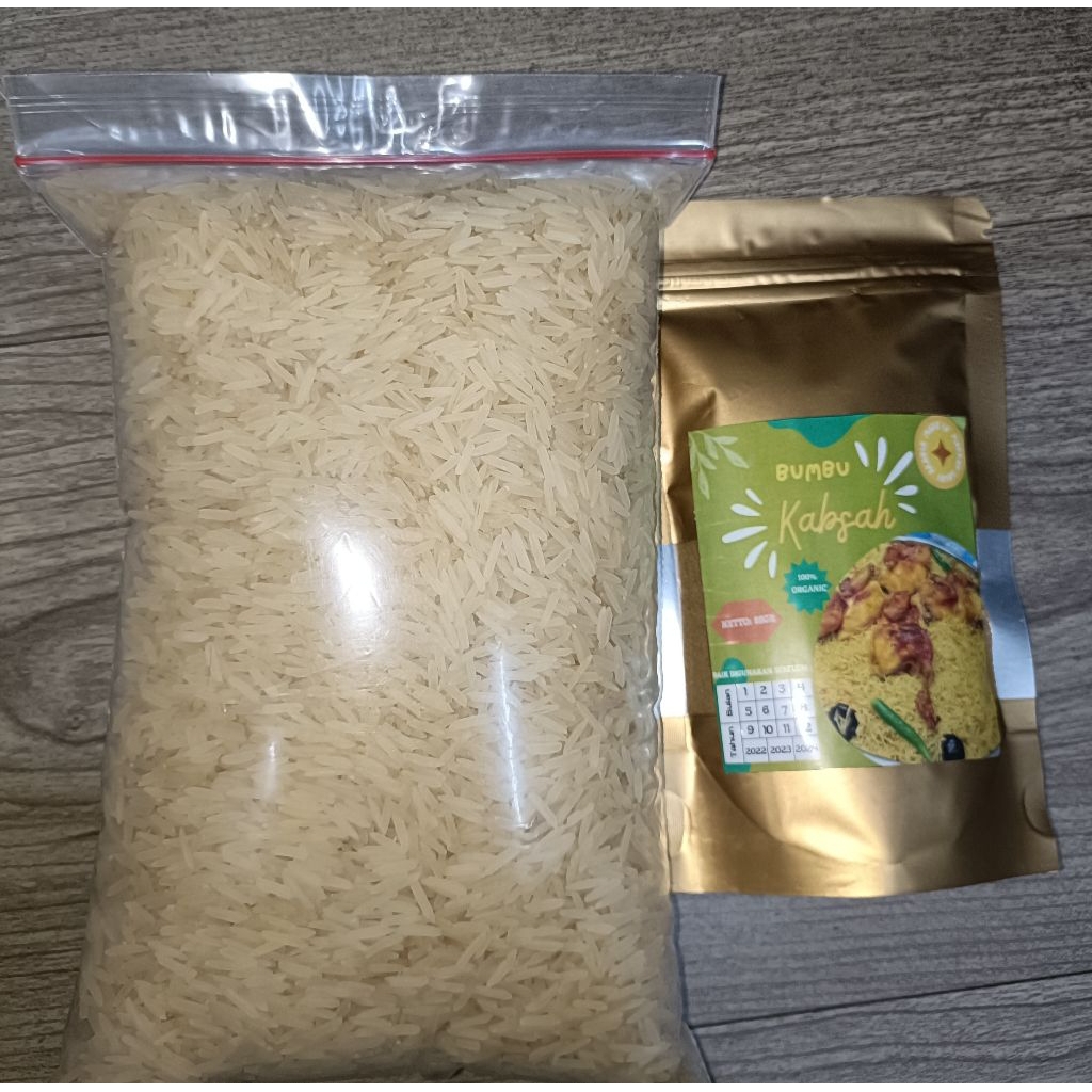 

PAKET BERAS DAN BUMBU BUMBU KABSAH BERAS ARAB BERAS INDIA BASMATI DAAWAT BASMATI MURAH BERAS PANJANG ABU KHAS