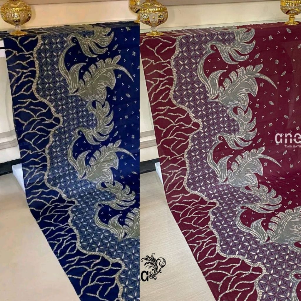 Kain Batik Pekalongan Motif Bunga Talas Kain Batik Katun Premium