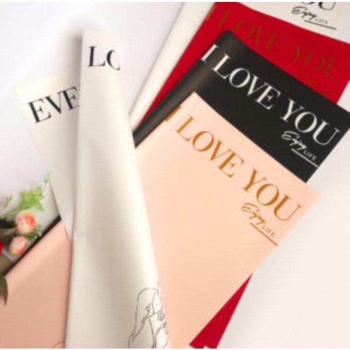 

KERTAS BUKET IMP ILY PUTIH-G TS2 / KERTAS BUKET / KERTAS CELLOPINE / BAHAN BUKET / PERLENGKAPAN BUKET / BAHAN DIY HARGA UNTUK PERLEMBAR