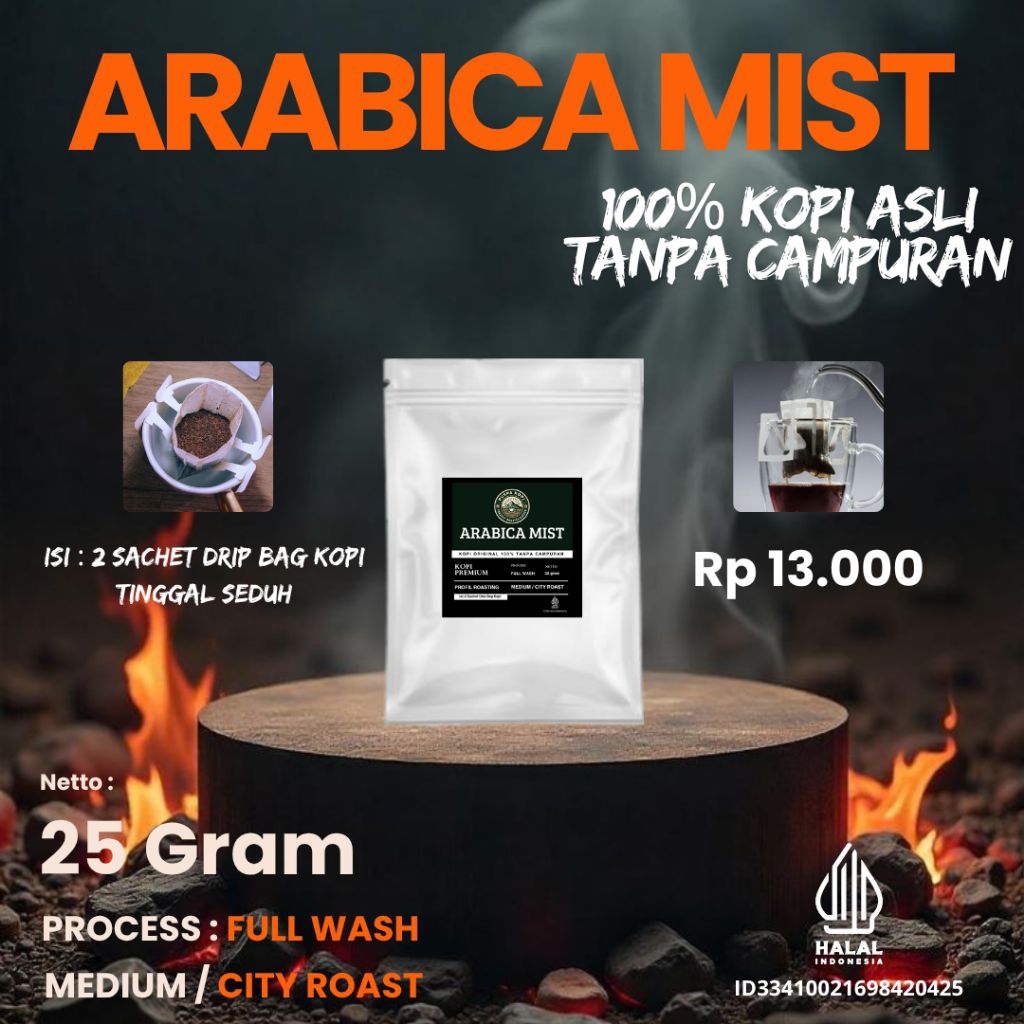 

ARABICA MIST | Kopi Hitam | Kopi Premium