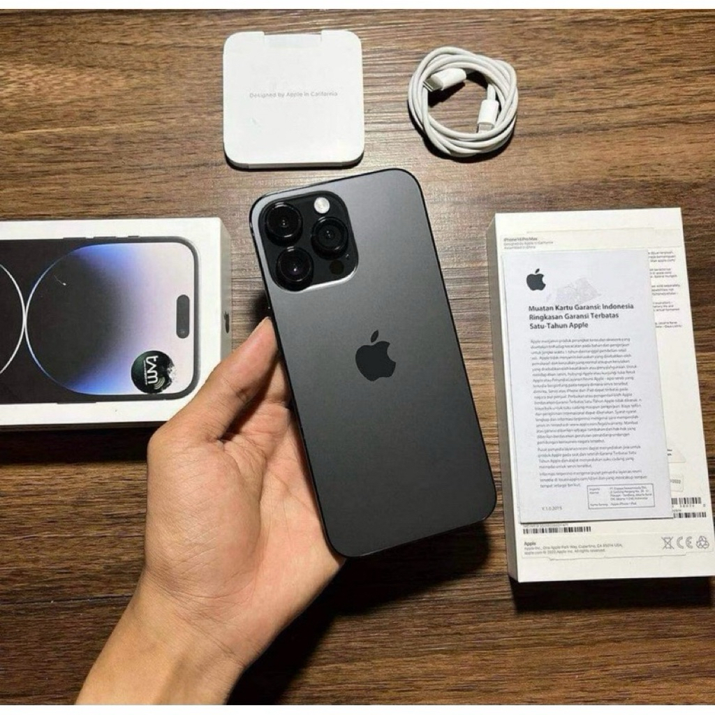 Iphone 14 promax 256gb iBox Fullset original bebas blokir imei