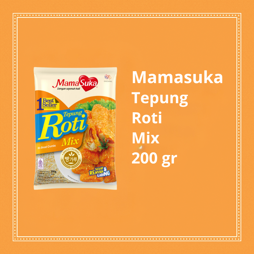 

Mamasuka Tepung Roti 200g – Tepung Roti Kasar Serbaguna untuk Gorengan Renyah