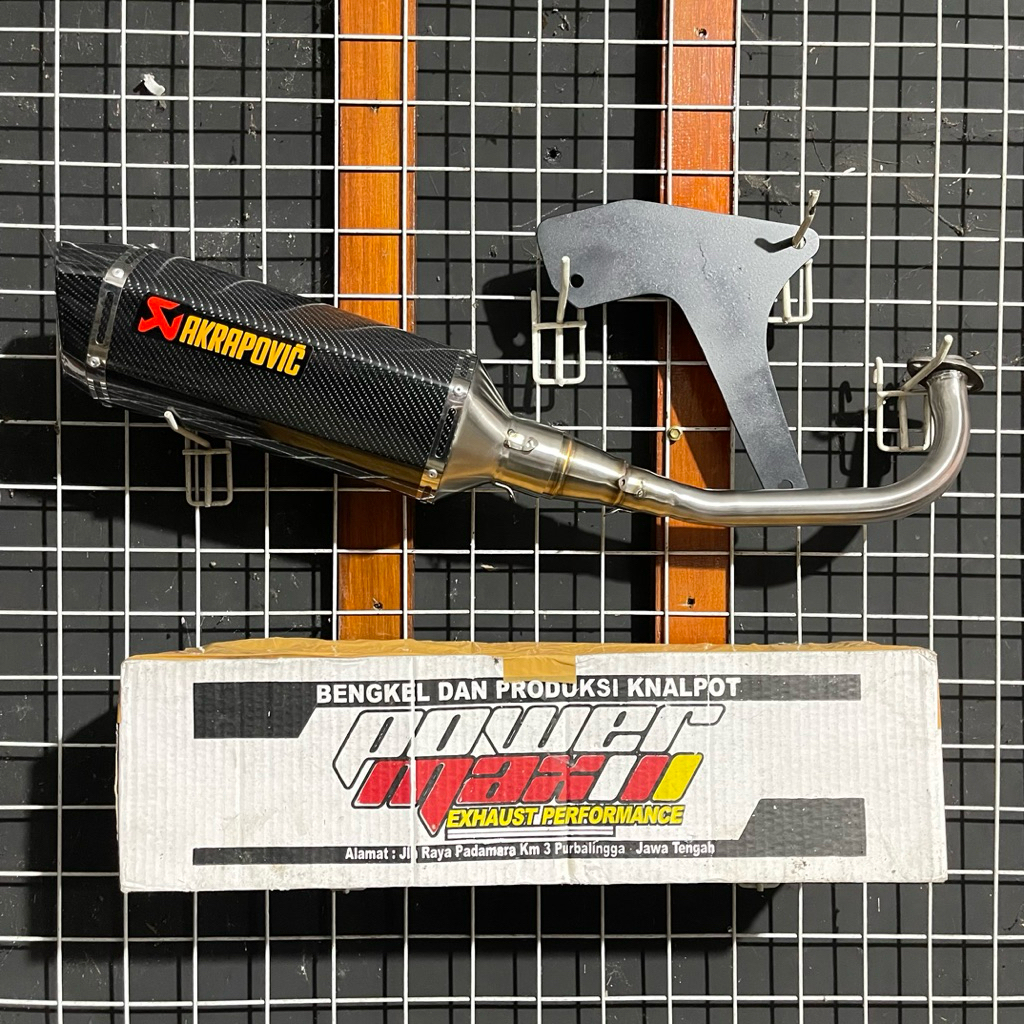 Knalpot Vespa Matic GTS 150 3V AKRAPOVIC Full System PNP