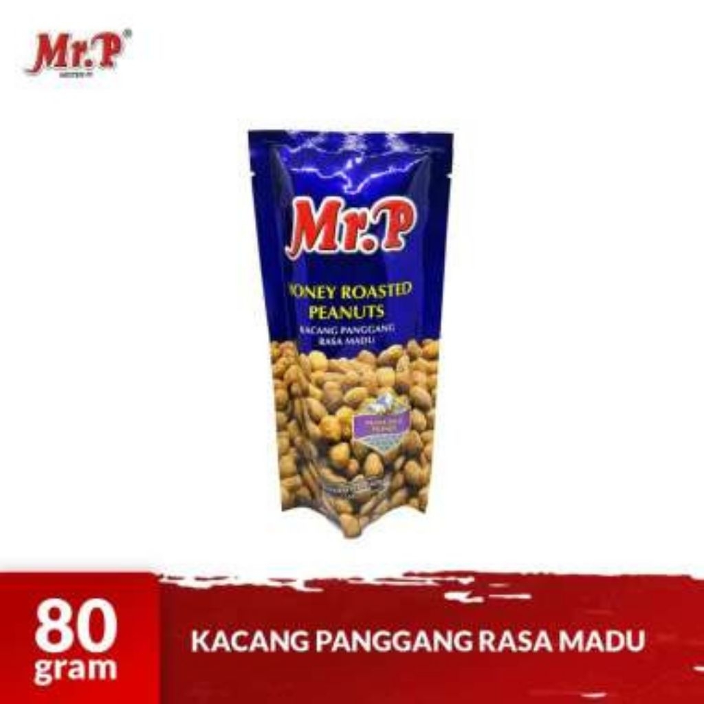 

Mr.P Kacang Panggang Rasa Madu 80 gram