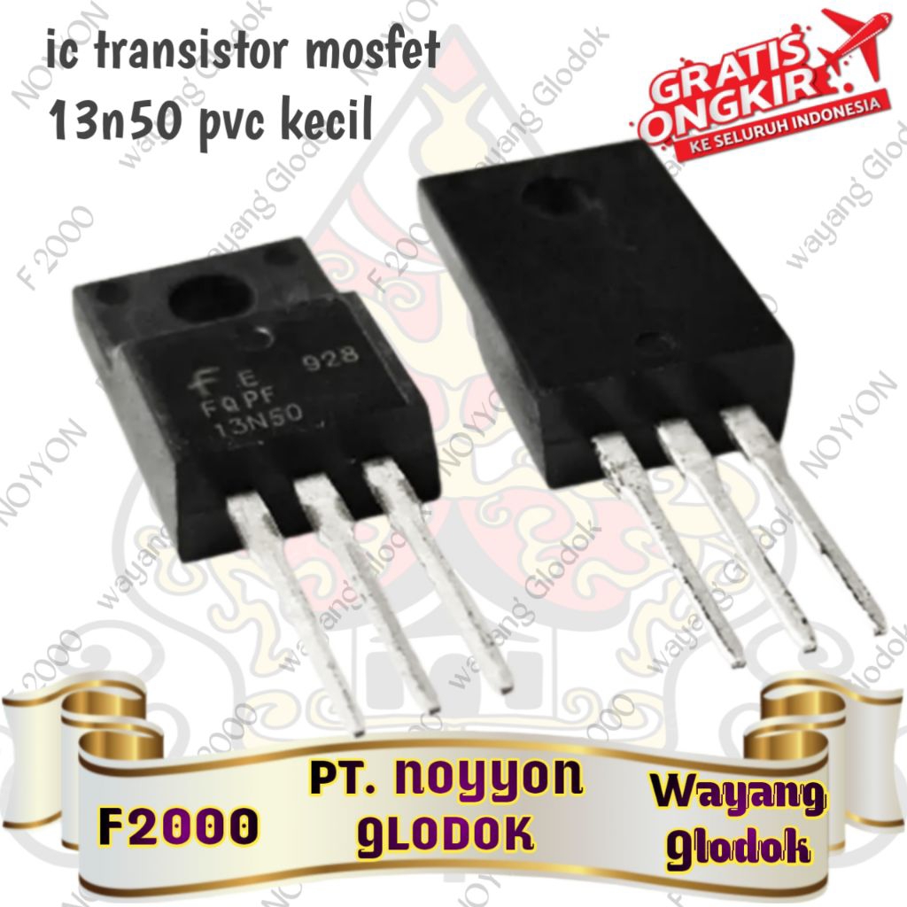 ic transitor mosfet 13n50 Pvc kecil 13n 50
