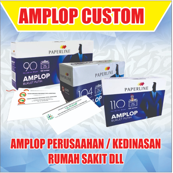 

CETAK AMPLOP/KOP SURAT CUSTOM PAPERLINE KANTOR KEDINASAN RUMAH SAKIT DLL