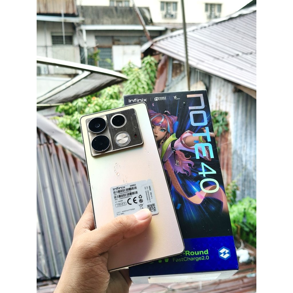 INFINIX NOTE 40 4G 8/256GB Second Spek mantap