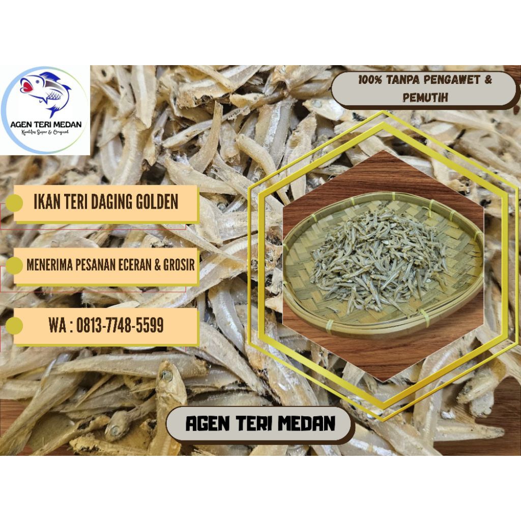 

IKAN TERI DAGING GOLDEN - SPECIAL FOOD OF MEDAN