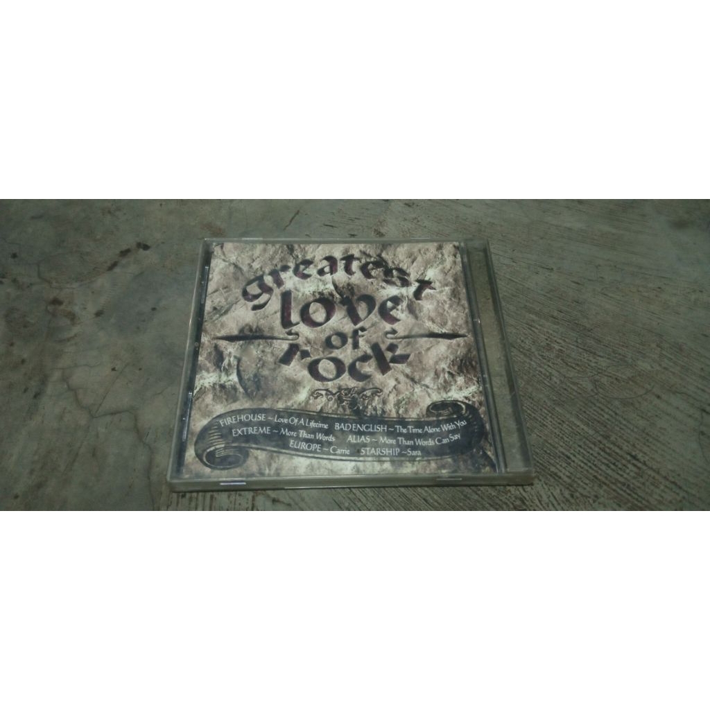 Cover CD Greatest love of rock