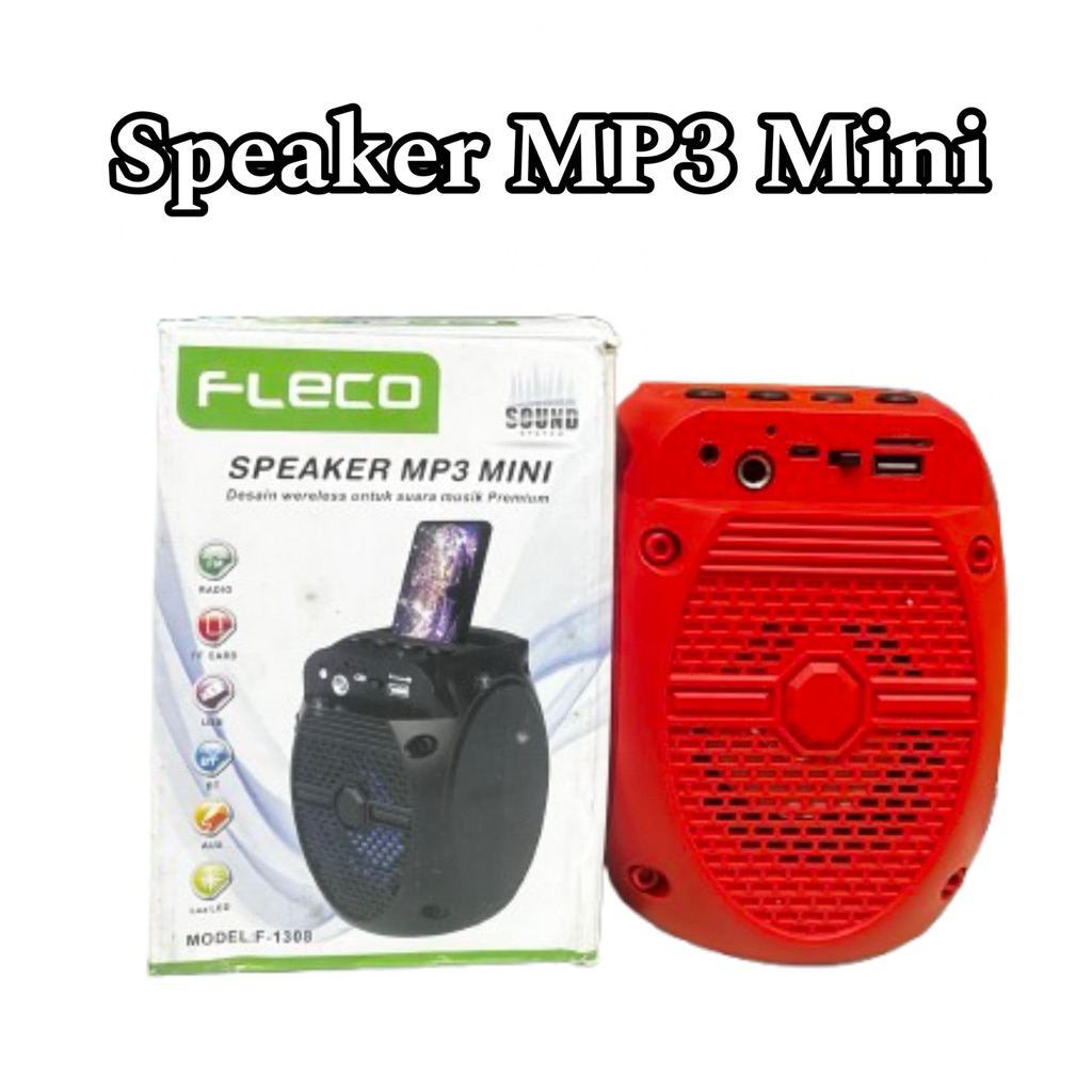 Speaker Mp3 Mini Fleco F-1308/Wireless Speaker