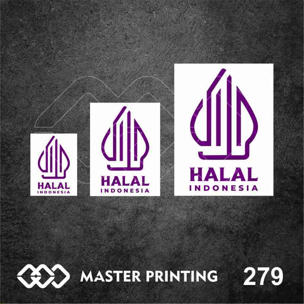 

279 - Stiker Halal, Logo Halal, Sticker Vinyl, Premium, Tahan Air, Termurah, dan Bisa Custom