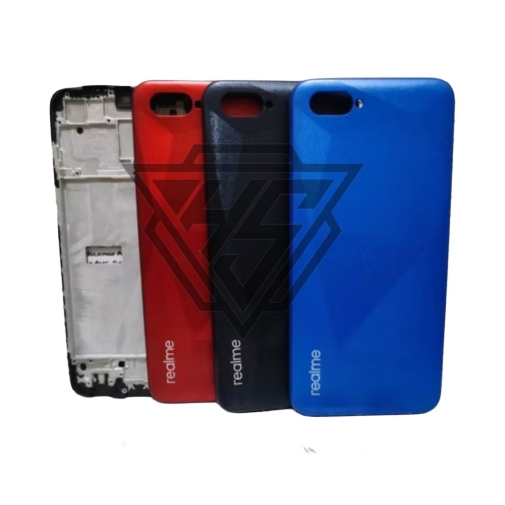 Kesing Casing Housing Fullset Realme C2 Backdoor + Frame