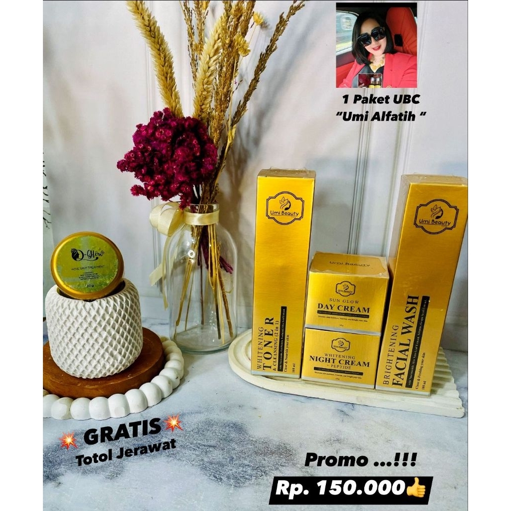 ( BELI 1 GRATIS 1) Umi alfatih skincare  | Skincare umi beauty care BPOMq