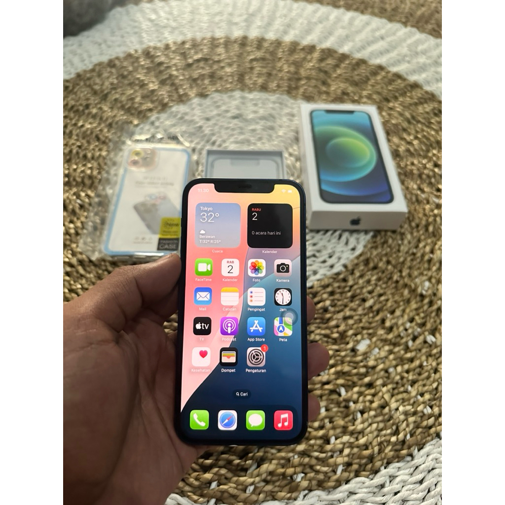 Iphone 12 128gb BEACUKAI PERMANENT bebas blokir imei