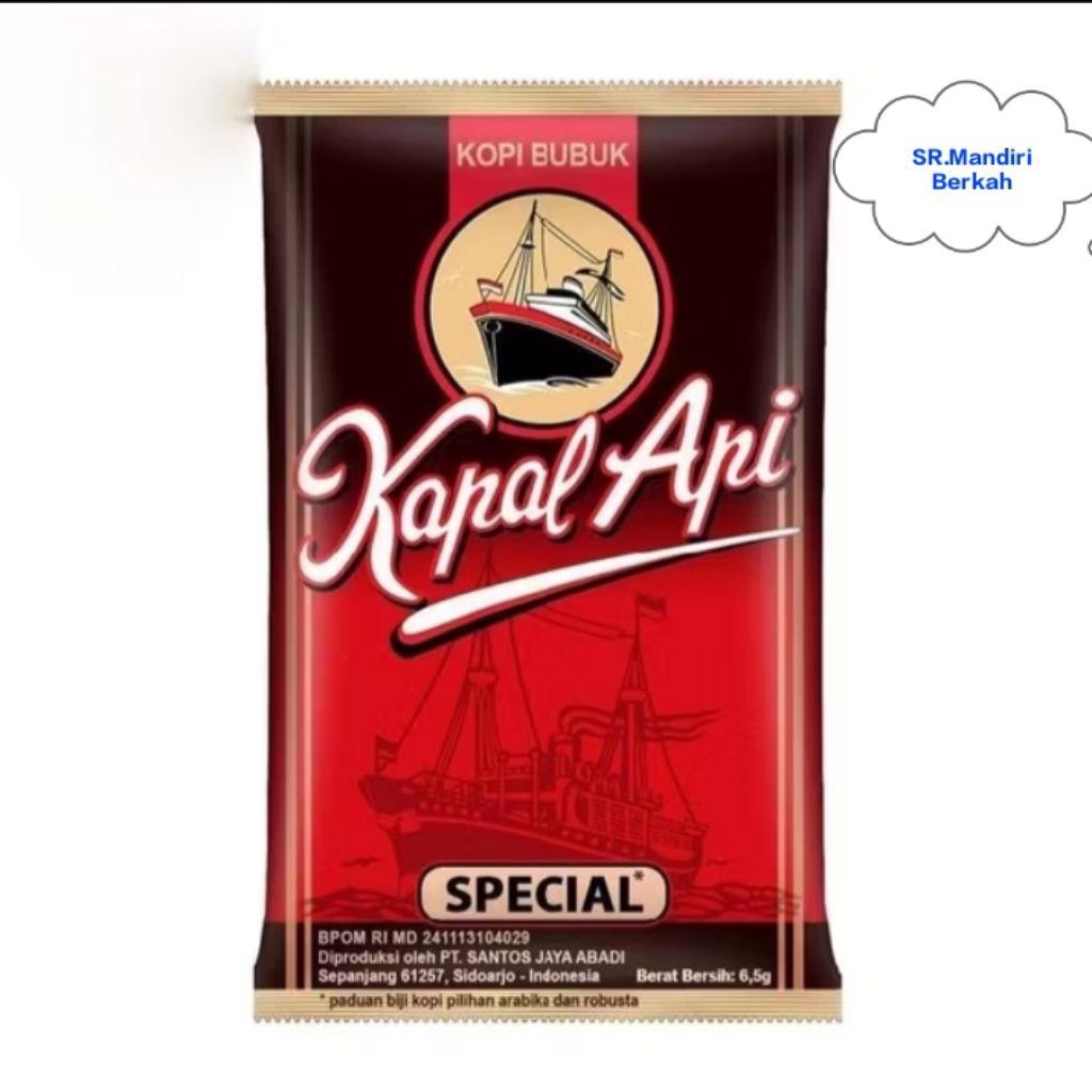 

Kopi Kapal Api Mini Special 6gr, Kopi Bubuk Sachet,Kopi Tanpa Gula 2 Renceng [20pcs]