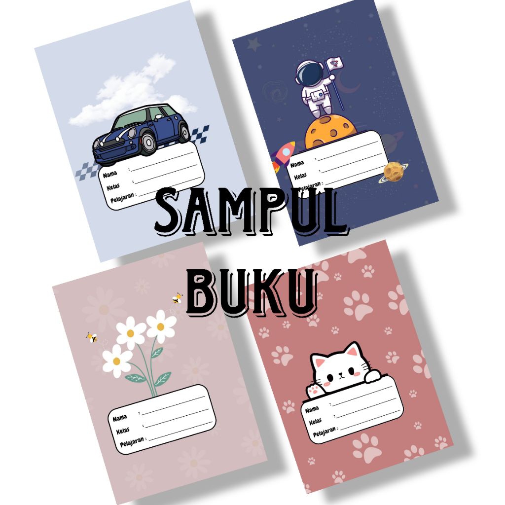

SAMPUL BUKU AESTHETIC | ISI 6 PCS | SAMPUL BUKU SIDU | SAMPUL BUKU BIGBOSS