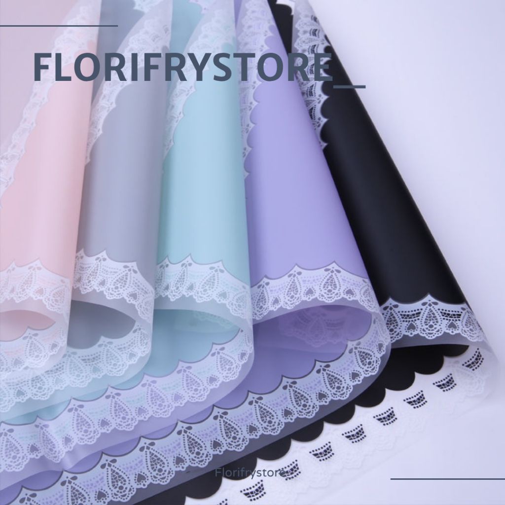 

Kertas Bunga Renda Lace Border Kertas Buket Bunga Wrapping Paper (60×60) — K24
