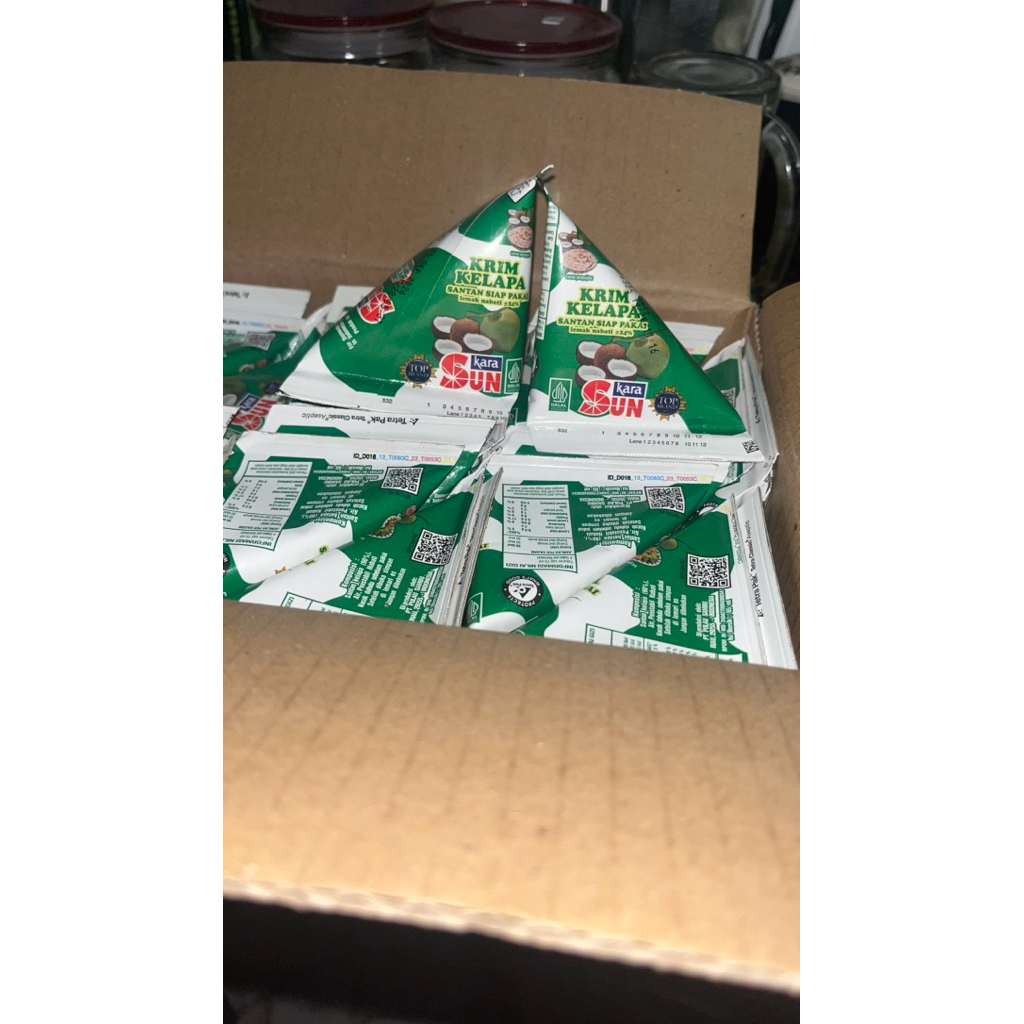 

SUN KARA SANTAN KELAPA INSTAN 65ML x 36PCS PER KARTON