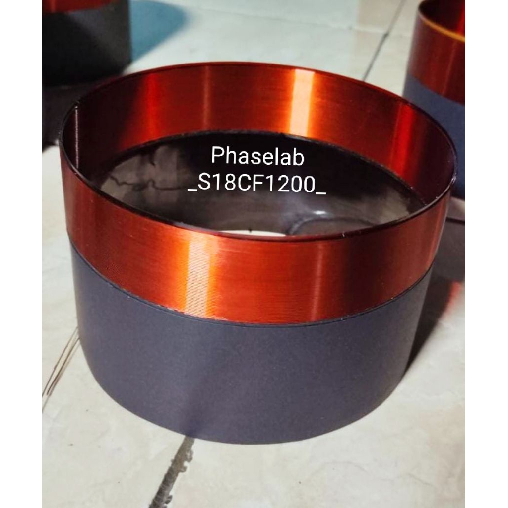 Spul Speaker Phaselab S18CF1200 Coil 5" Spul Phaselab S18CF1200
