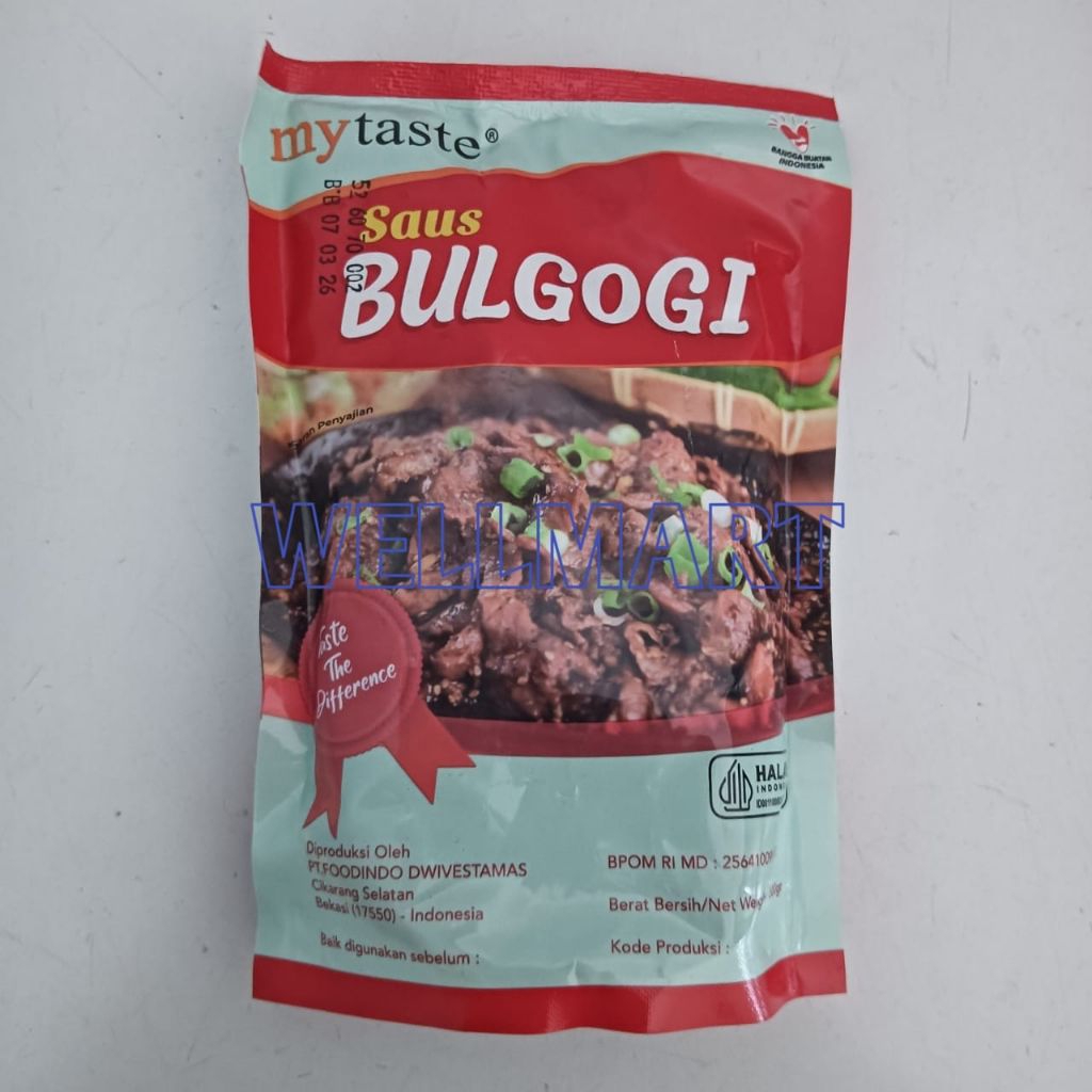 

My Taste Saus Bulgogi 500gr Halal Bulgogi Sauce