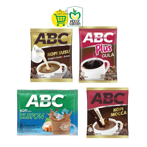 Kopi abc plus gula/kopi abc klepon/kopi abc susu 1 renceng isi 10 pcs