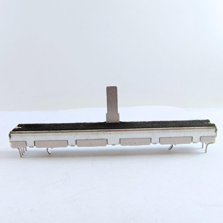 Potensio Geser 7.5cm Kaki 4-2 pin A50k Stereo Slide 7.5 cm Mixer 503