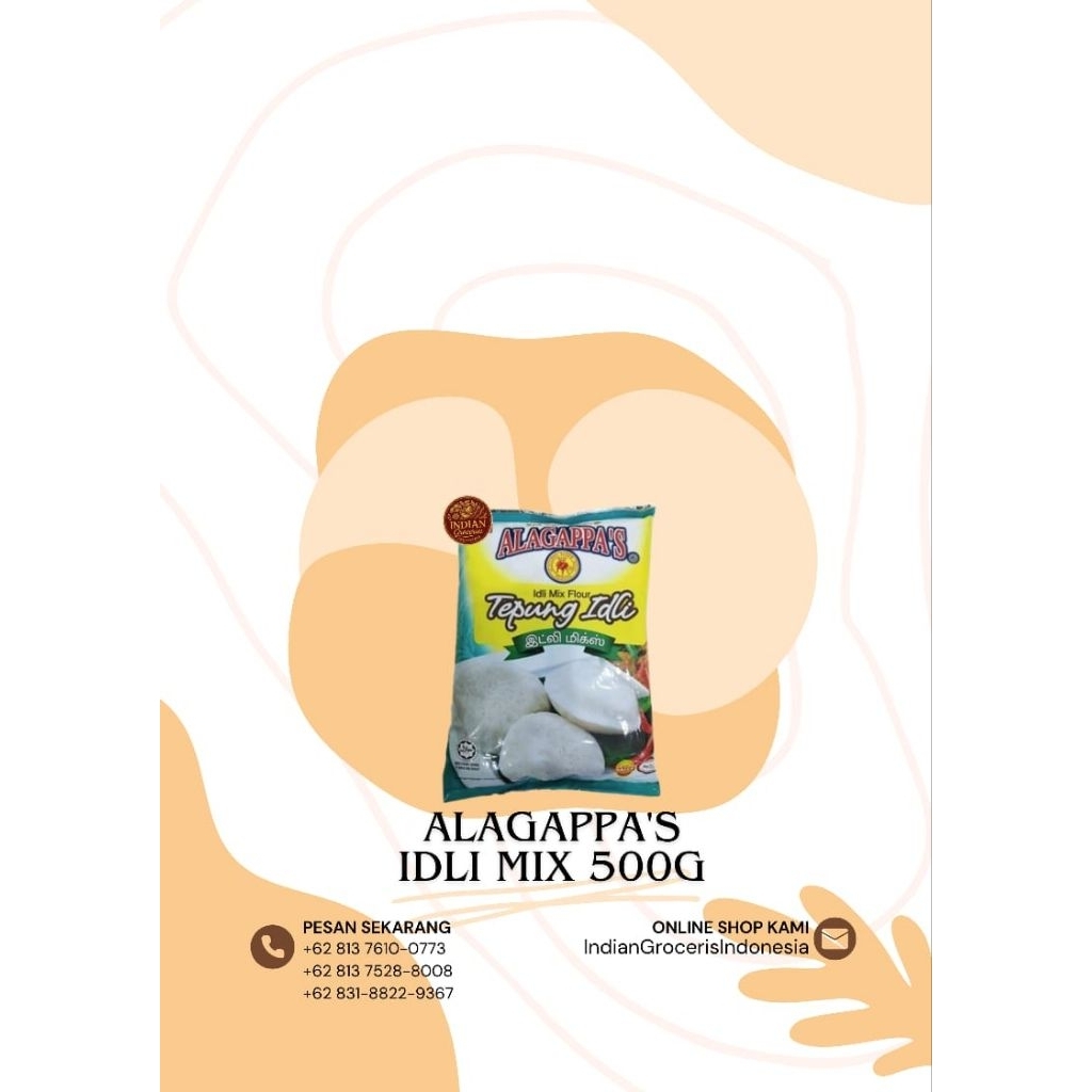 

Alagappa's Idli Mix 500gr