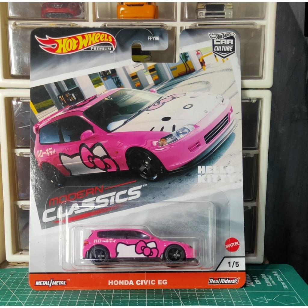 hotwheels Honda Civic eg hello Kitty