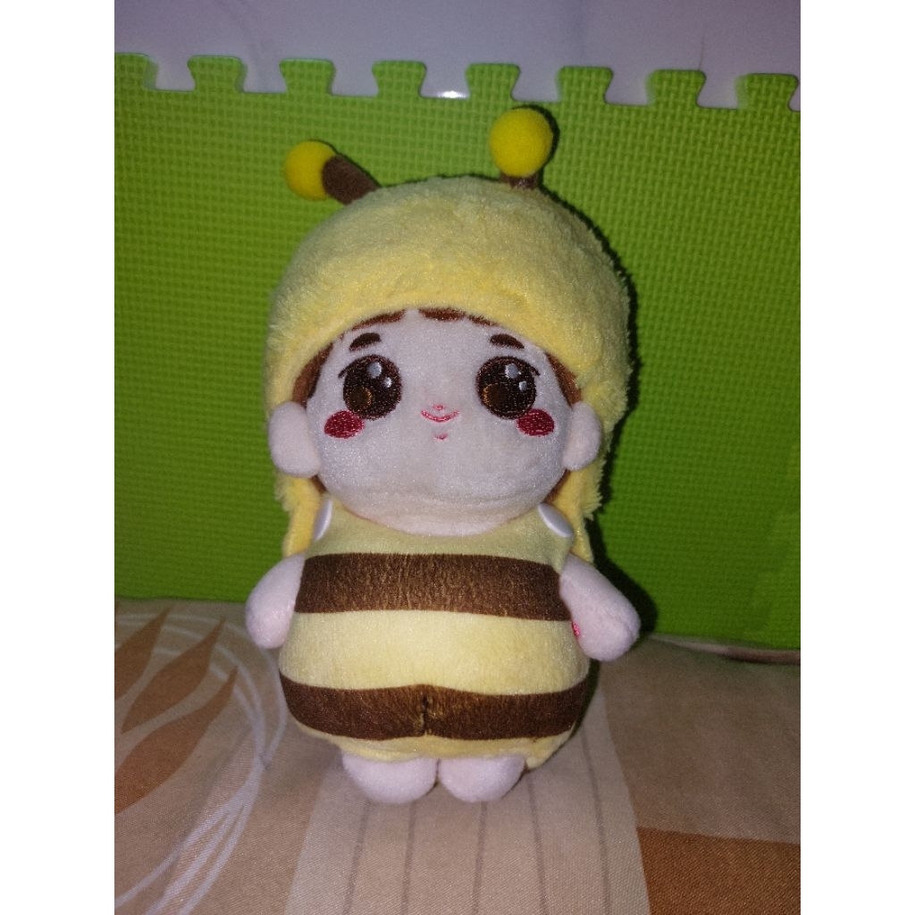 Doll boneka BTS Seokjin Jin fansite 15cm plus baju bee
