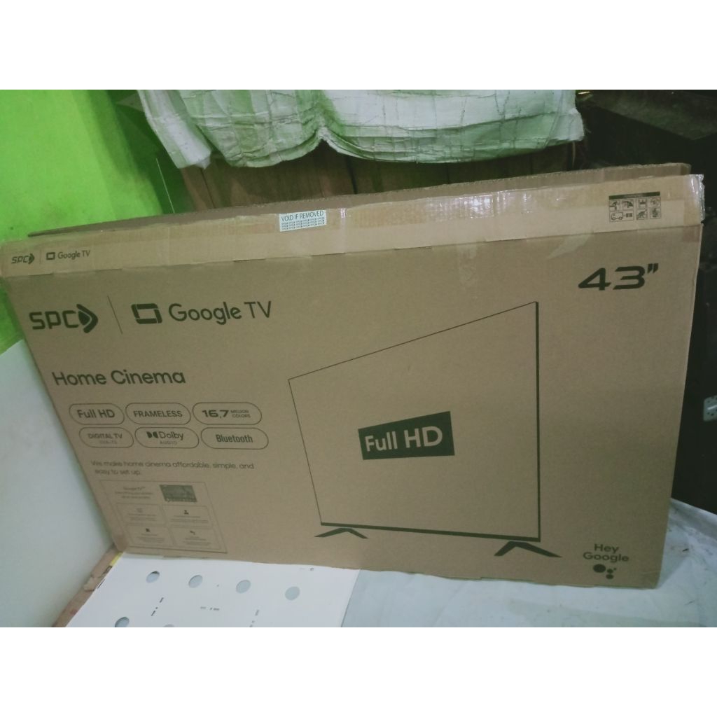 

Kardus Box Dus Tv LED 43 inch,SPC Free Strofoam