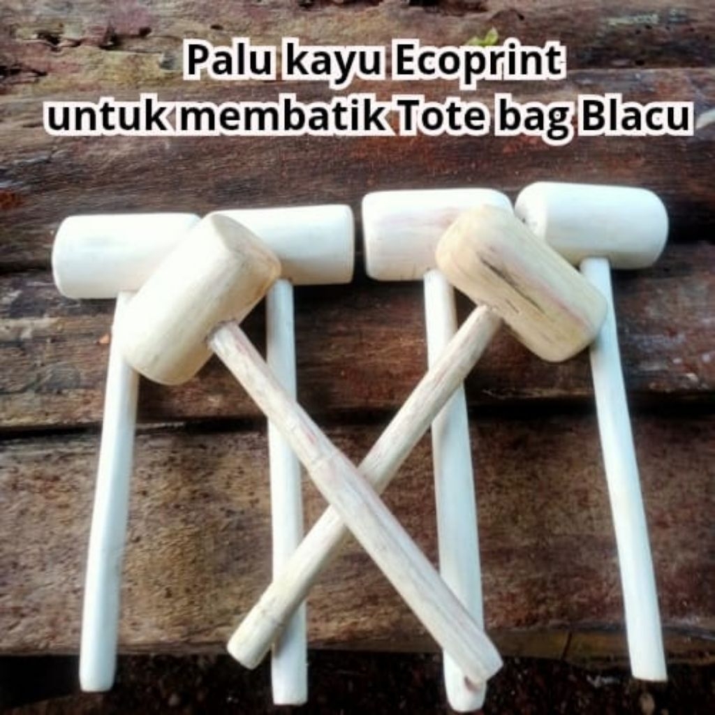 Palu Ecoprint/palu kayu Ecoprint palu kayu palu kayu totebag