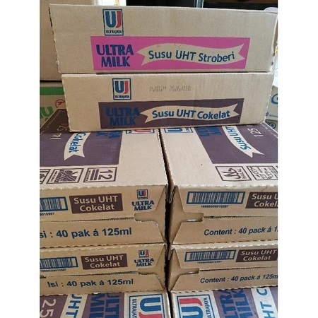 

( KARTON ) Ultra Milk susu UHT Netto 40 x 125ml - Susu UHT