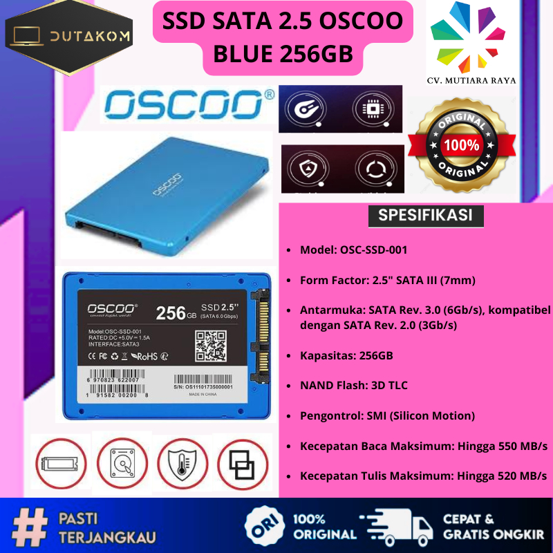 SSD SATA 2.5 OSCOO BLUE 256GB