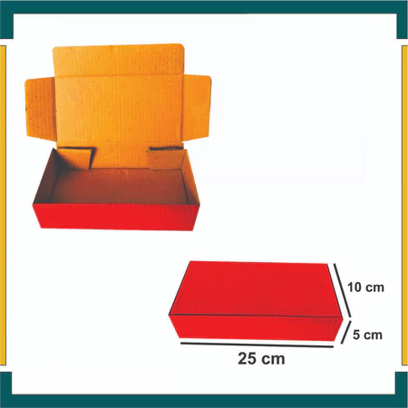 

(10pcs) Box Hampers Kemasan Kado Hadiah Souvenir Box Kado 25x10x5 Motif Merah Polos