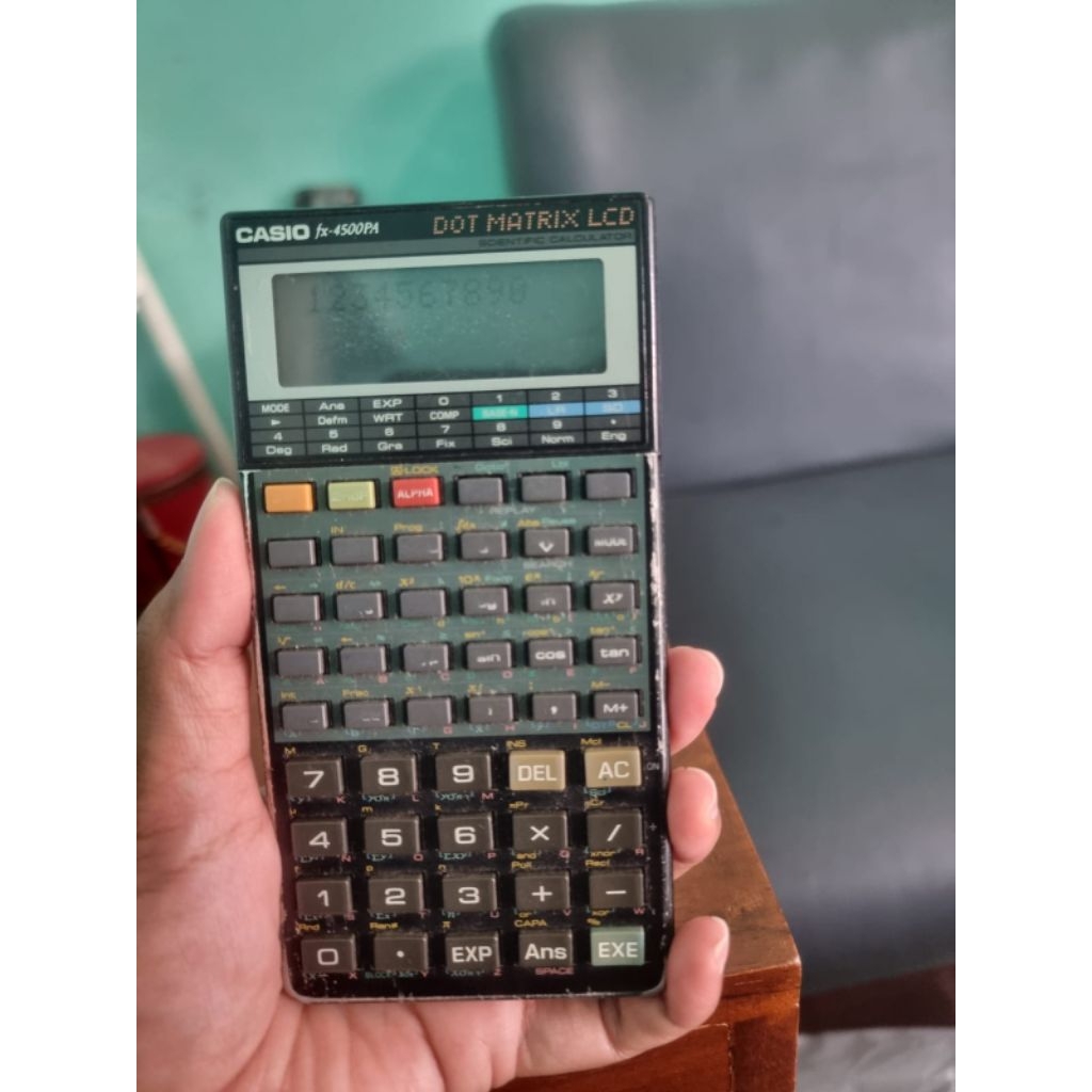 kalkulator Casio fx-4500pa second