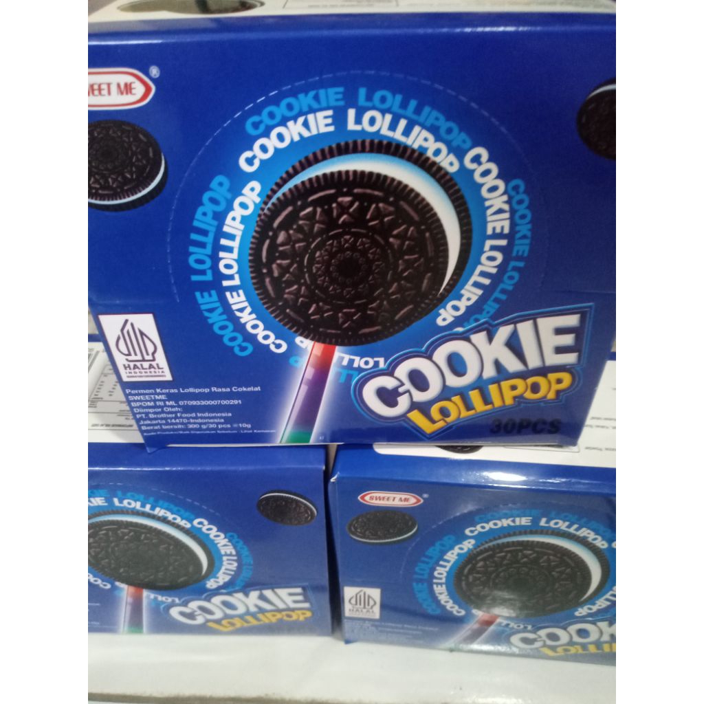 

Sweetme Permen cookie lolipop halal isi 30 pcs