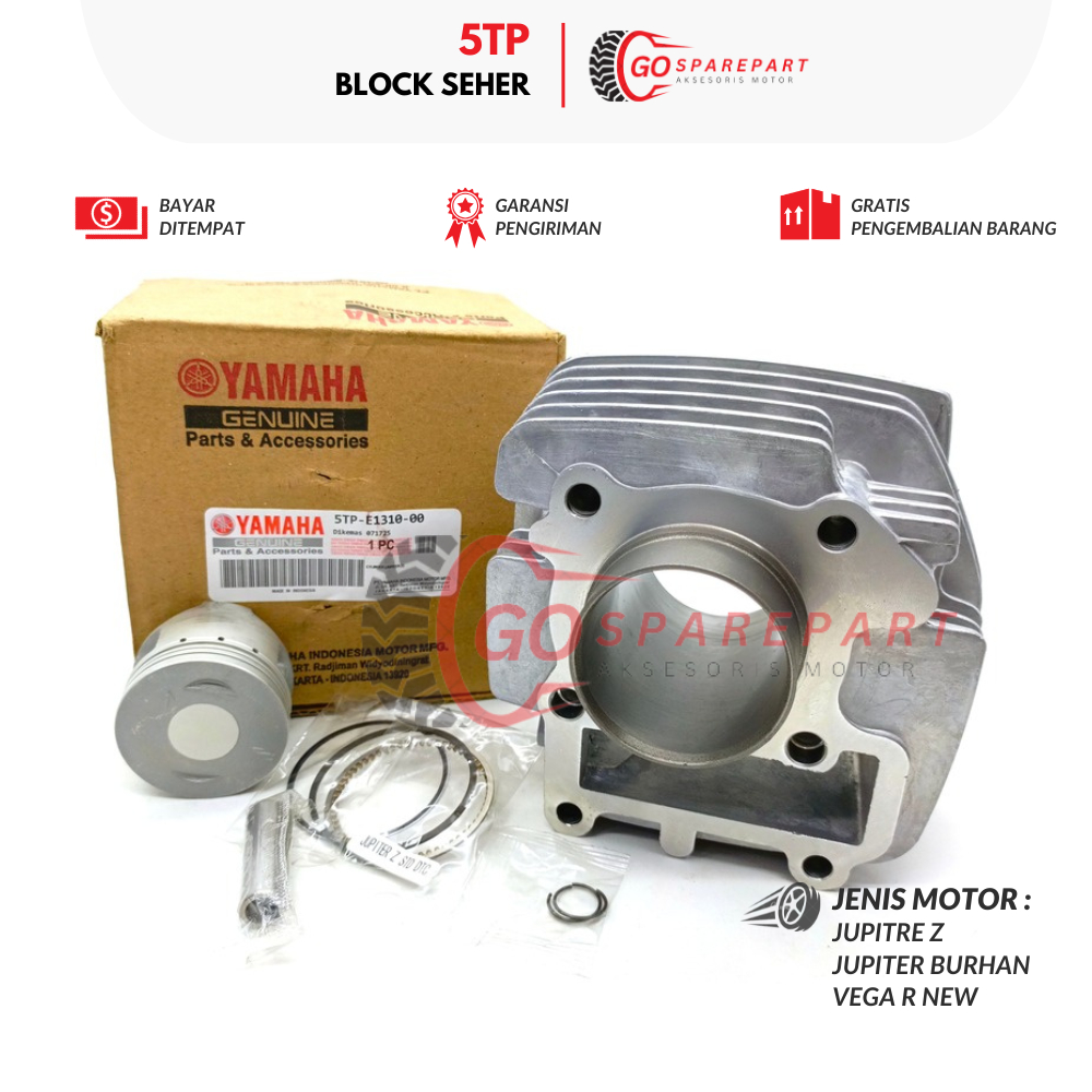 5TP BLOCK SEHER YAMAHA JUPITER Z / BLOK MESIN MOTOR VEGA R / BLOK SILINDER / CYLINDER BLOCK / BLOCK 