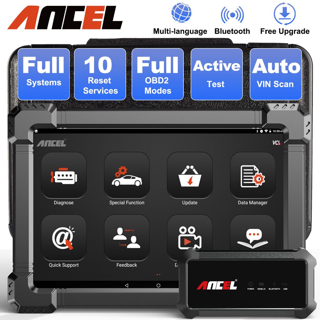 Ancel X7 Obd2 Scanner Full System 2024 12V Car Diagnostic Tool Wifi Bluetooth Scanner Odb 2 Scanner 