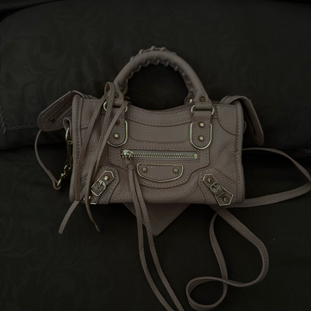 preloved BCG MICRO CITY NUDE VINTAGE BAG balenciaga tas selempang wanita tas tangan wanita