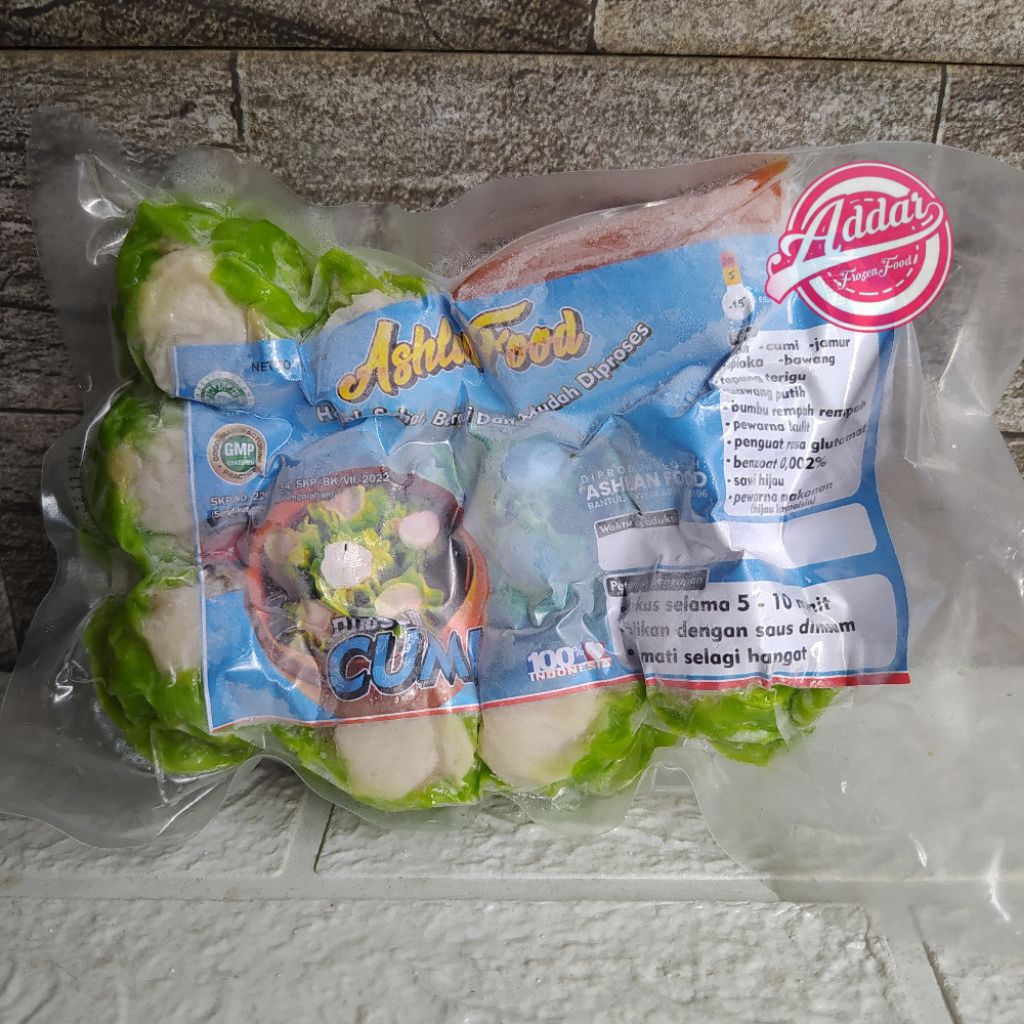 

Dimsum Cumi isi 10 pcs include saus