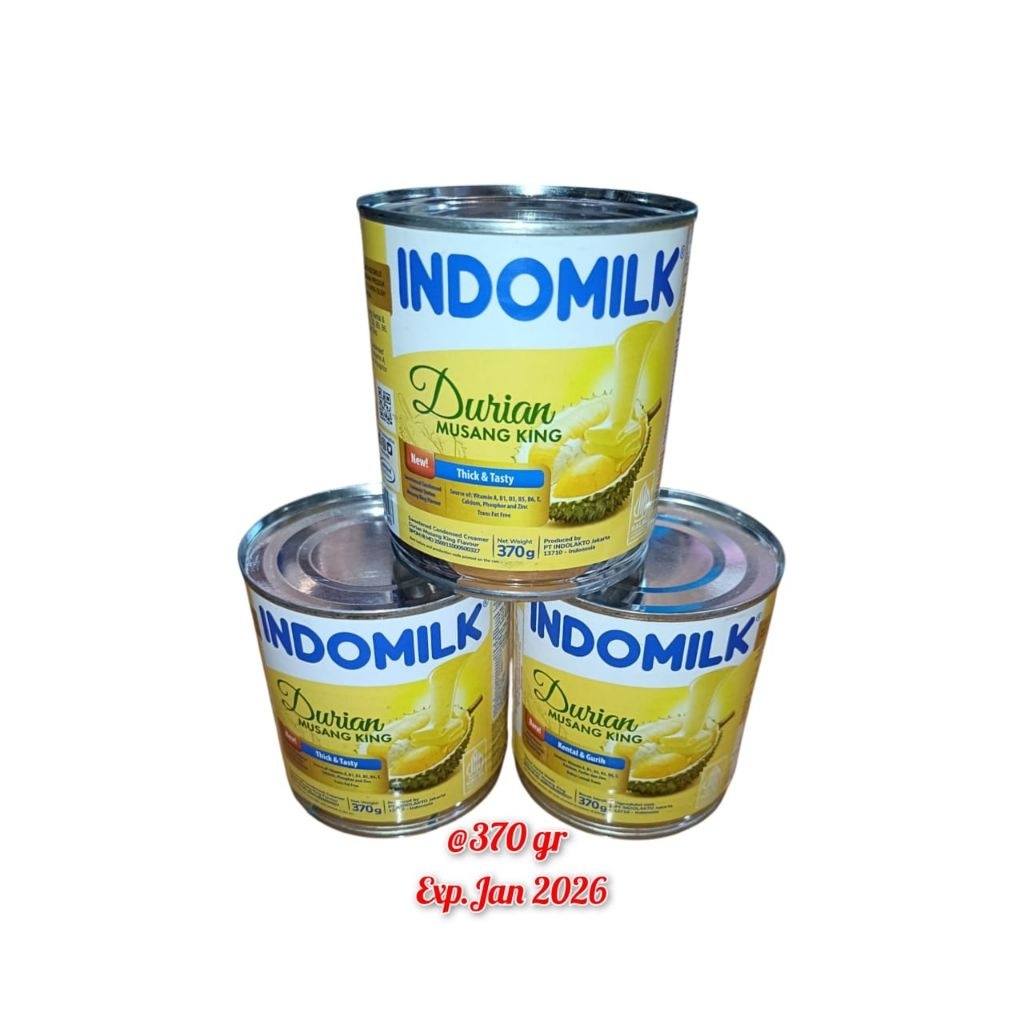 

INDOMILK DURIAN MUSANG KING @370g