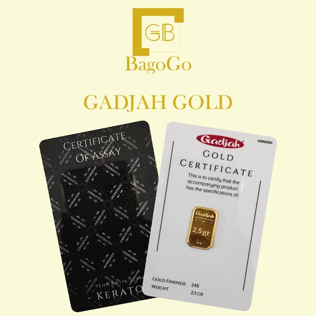 Flash Sale.. Logam Mulia Gadjah 2,5G / 2,5 Grm LM Terbaru Termurah dari Gadjah