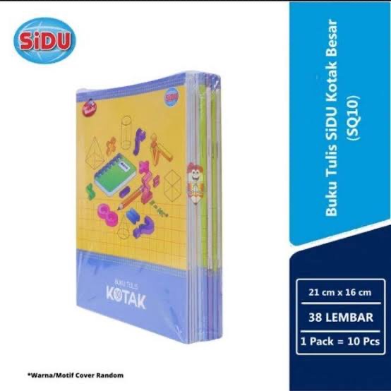 

BUKU KOTAK SQ-10 SIDU isi 38 LEMBAR (1 pack isi 10 buku)